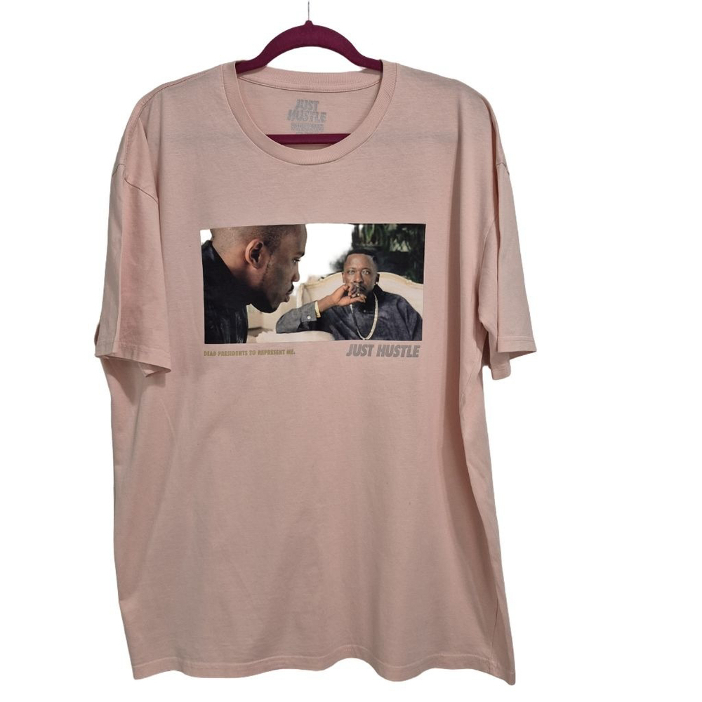Men's Just‎ Hustle T-shirt 2X Pink